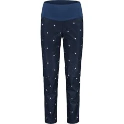 Maloja RobinieM. Printed Nordic Hybrid Softshell-Broek Dames - Midnight Stars 8810