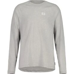 Maloja RotsteinM. Organic Cotton Shirt Met Lange Mouwen - Grey Melange 0114