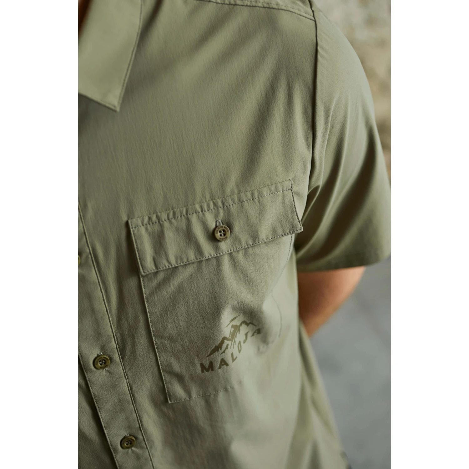 Maloja RougonM. Mountain Overhemd - Oak 8675 7 Maloja RougonM. Mountain Overhemd - Oak 8675 - Afbeelding 7