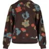 Maloja SaanersM. Organic Sweat Hoodie Dames - Chocolate Primrose 8786