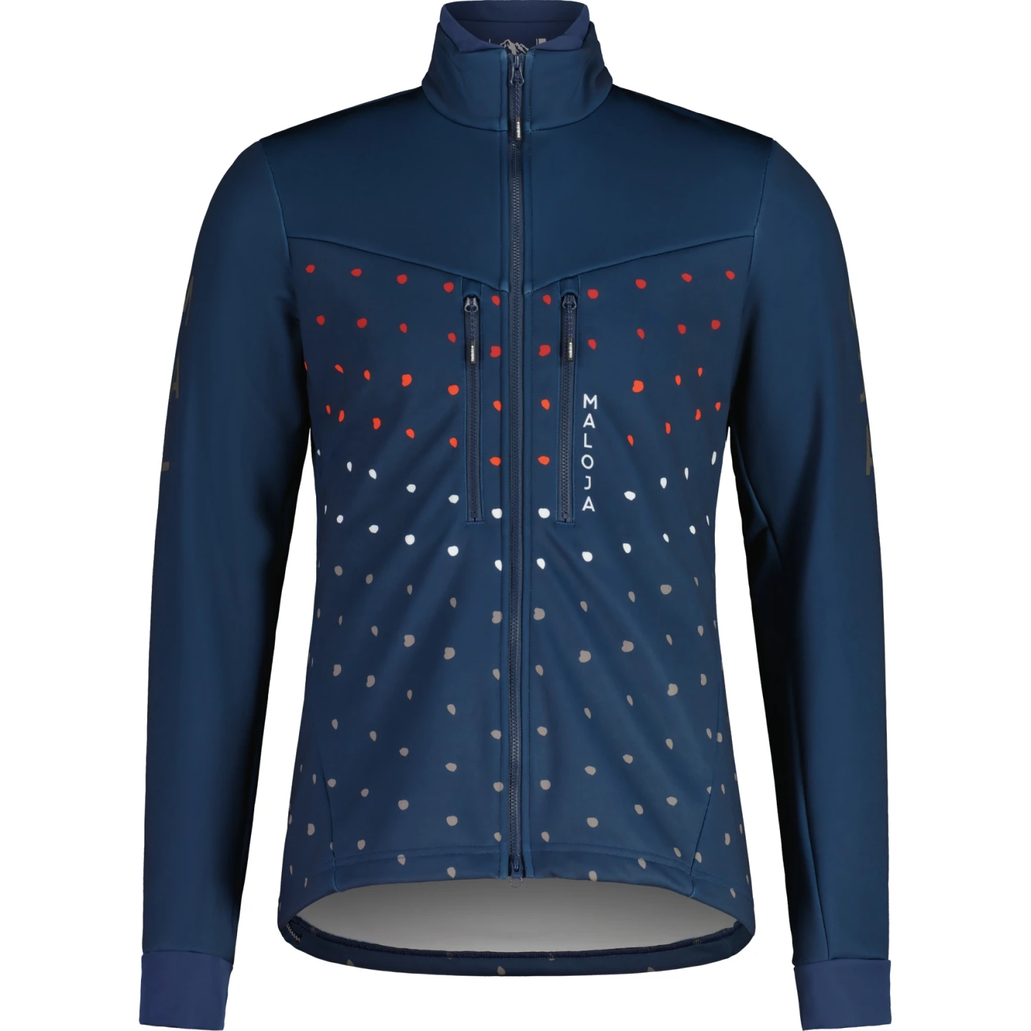 Maloja SanzenoM. Thermo Windblock Fietsjas - Midnight Dot 8610 1 Maloja SanzenoM. Thermo Windblock Fietsjas - Midnight Dot 8610