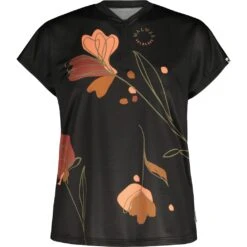 Maloja SarsteinM. 1/2 All Mountain Trail Dames T-Shirt - Moonless Alpflower 8749