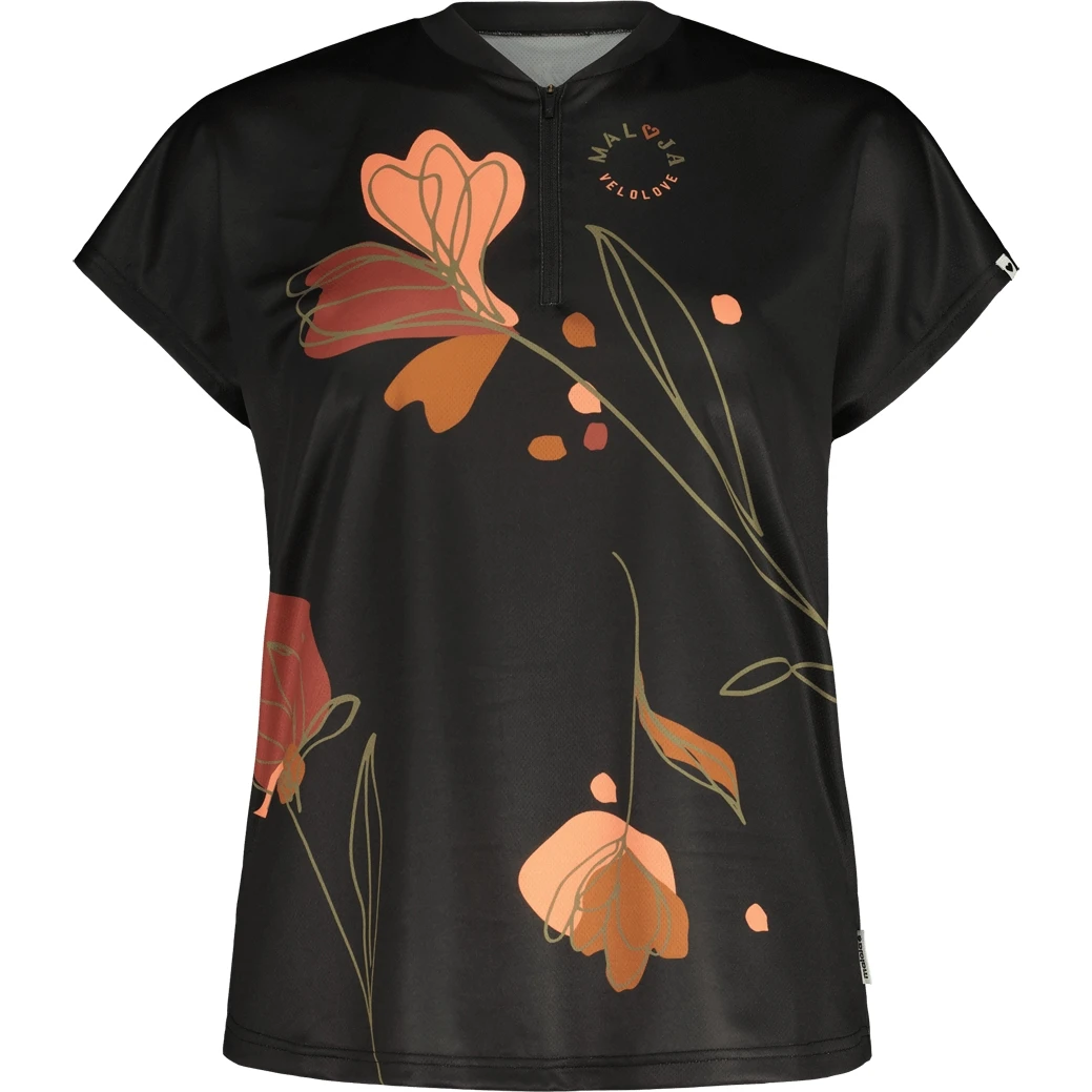 Maloja SarsteinM. 1/2 All Mountain Trail Dames T-Shirt - Moonless Alpflower 8749 1 Maloja SarsteinM. 1/2 All Mountain Trail Dames T-Shirt - Moonless Alpflower 8749