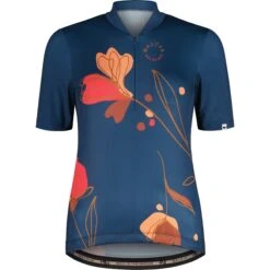 Maloja SarsteinM. 1/2 Cycle Dames Trui - Midnight Alpflower 8741