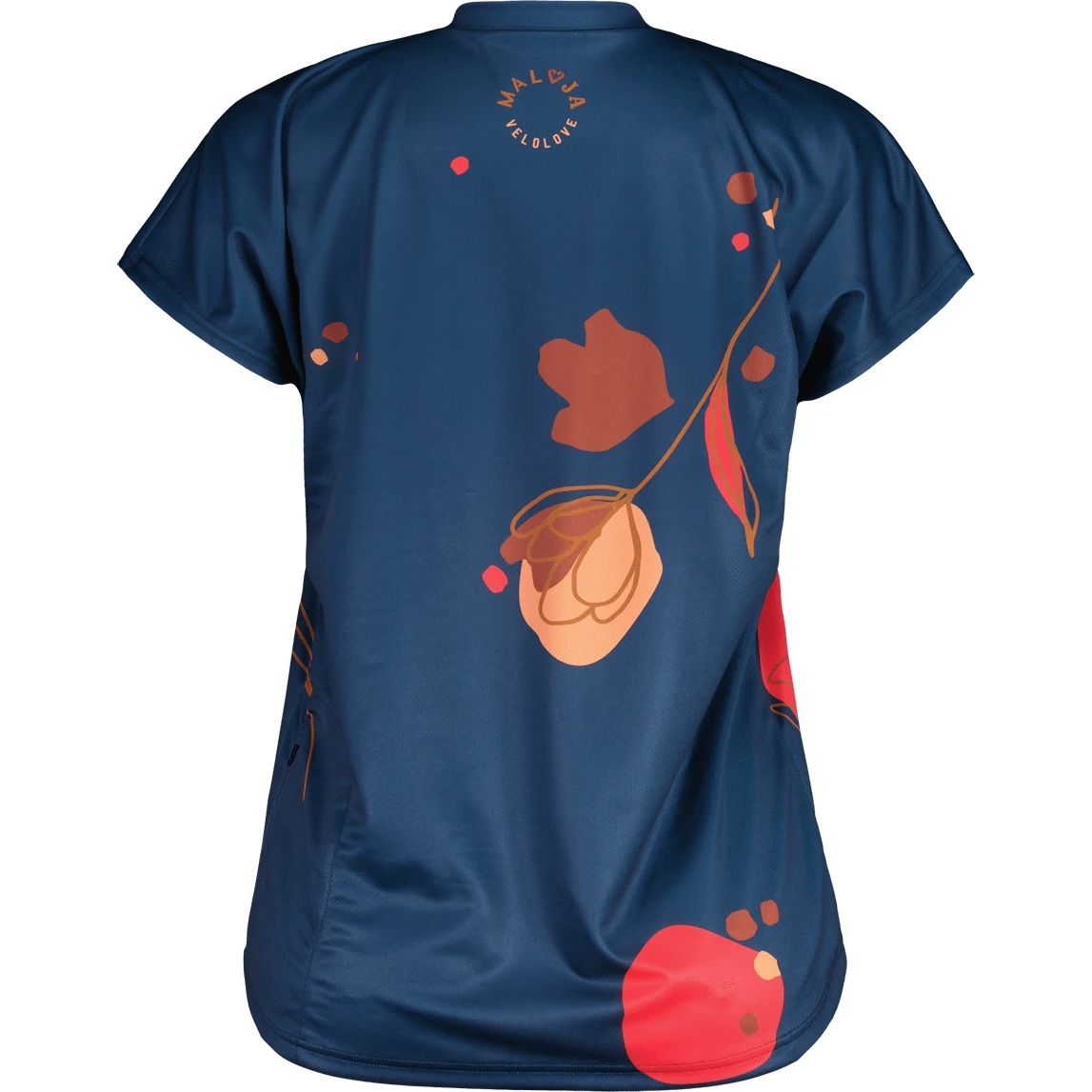Maloja SarsteinM. 1/2 All Mountain Trail Dames T-Shirt - Midnight Alpflower 8741 2 Maloja SarsteinM. 1/2 All Mountain Trail Dames T-Shirt - Midnight Alpflower 8741 - Afbeelding 2