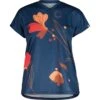 Maloja SarsteinM. 1/2 All Mountain Trail Dames T-Shirt - Midnight Alpflower 8741