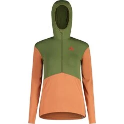 Maloja SchioM. Mountain Midlayer Hybrid Dames Shirt Met Lange Mouwen - Moss 0560