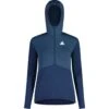 Maloja SchioM. Mountain Midlayer Hybrid Dames Shirt Met Lange Mouwen - Midnight 8581