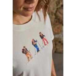 Maloja SchlarignaM. Organic Cotton Dames T-Shirt - Glacier Milk Nordic 8803 -Maloja maloja schlarignam 1532438