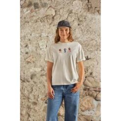 Maloja SchlarignaM. Organic Cotton Dames T-Shirt - Glacier Milk Freeride 8802 -Maloja maloja schlarignam 1532441 1