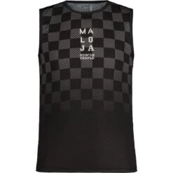 Maloja SchrockenM. Baselayer Tanktop - Moonless Check 8235