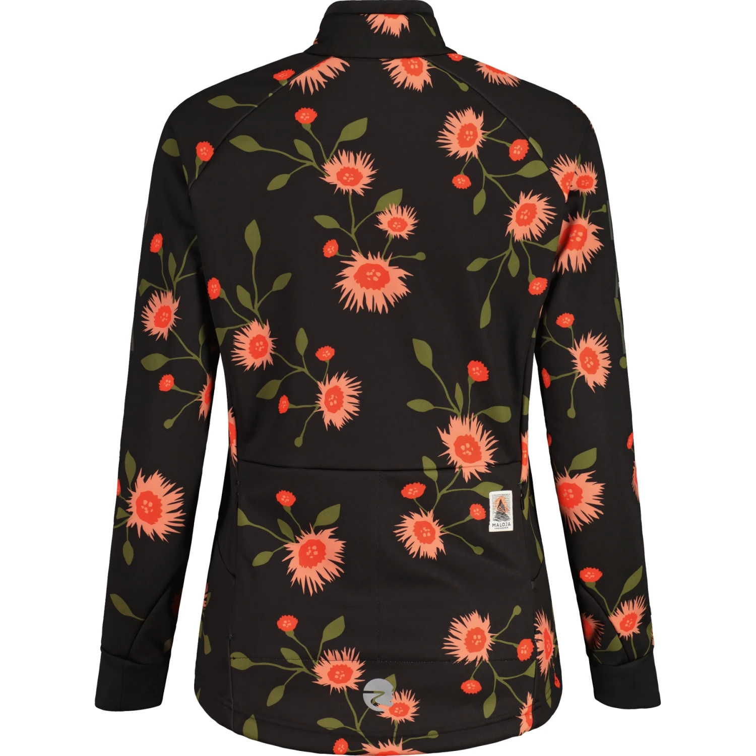 Maloja SedicaM. Thermal Windblock Fietsjas Dames - Moonless Glowflower 8701 2 Maloja SedicaM. Thermal Windblock Fietsjas Dames - Moonless Glowflower 8701 - Afbeelding 2