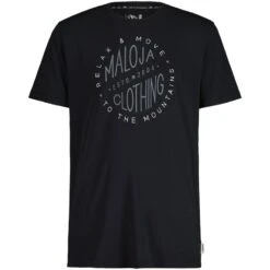 Maloja SerdesM. Mountain T-Shirt - Moonless 0817
