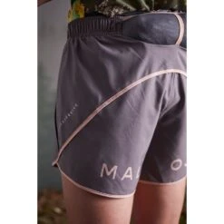 Maloja SilberblattM. Dames Trail Running Shorts - Stone 0119 -Maloja maloja silberblattm 940087
