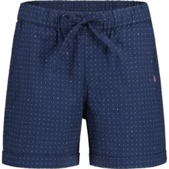 Maloja SpitzahornM. Dames Biologische Katoen Shorts - Midnight Dotgrid 8742