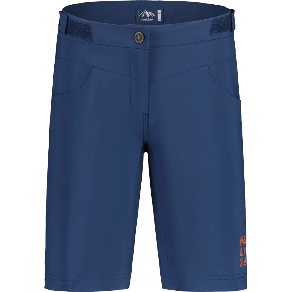 Maloja TerrarossaM. Dames Dubbele Fietsshorts - Midnight 8581 1 Maloja TerrarossaM. Dames Dubbele Fietsshorts - Midnight 8581