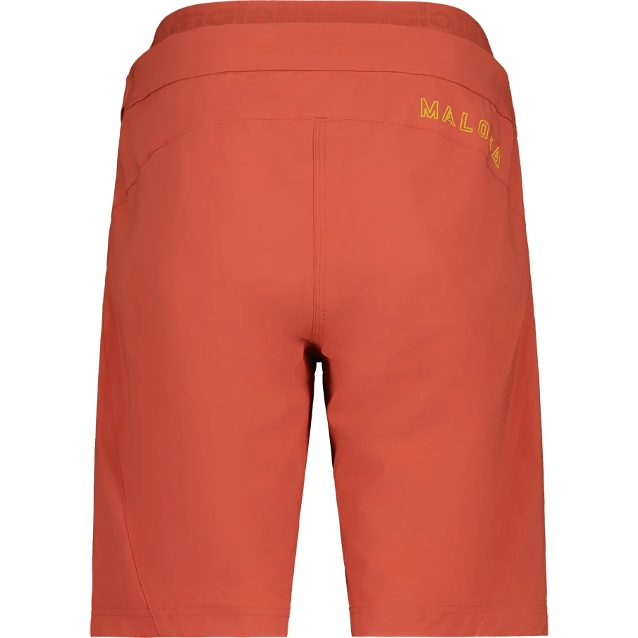 Maloja TerrarossaM. Dames Dubbele Fietsshorts - Rosehip 8674 2 Maloja TerrarossaM. Dames Dubbele Fietsshorts - Rosehip 8674 - Afbeelding 2