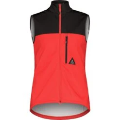 Maloja TozzagoM. Thermo Windblock Fietsvest - Fire Red Multi 8800