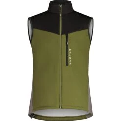 Maloja TozzagoM. Thermo Windblock Fietsvest - Moss Multi 0562