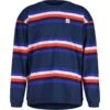 Maloja TschirgantM. Heavy Cotton Shirt Met Lange Mouwen - Midnight Stripe 8621