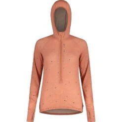 Maloja VajoletM. Mountain Midlayer Dames Shirt Met Lange Mouwen - Rosewood 8583