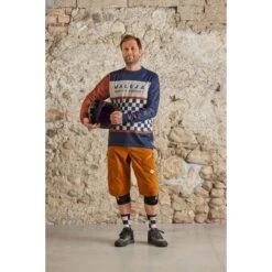 Maloja ValendasM. Dirt Shirt Met Lange Mouwen - Moonless Multi 0821 -Maloja maloja valendasm 1419475