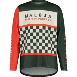 Maloja ValendasM. Dirt Shirt Met Lange Mouwen - Fir Multi 8728