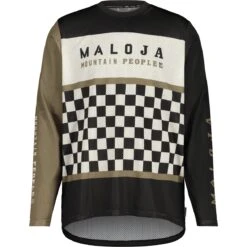 Maloja ValendasM. Dirt Shirt Met Lange Mouwen - Moonless Multi 0821