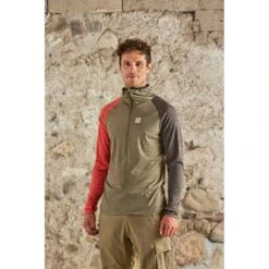 Maloja ZordoM. Mountain Midlayer Shirt Met Lange Mouwen - Oak Multi 8762 -Maloja maloja zordom 1531718